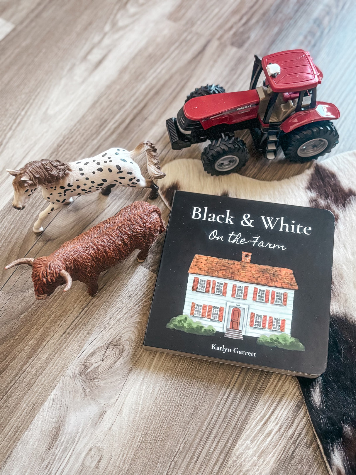 Black & White on the Farm Board Book