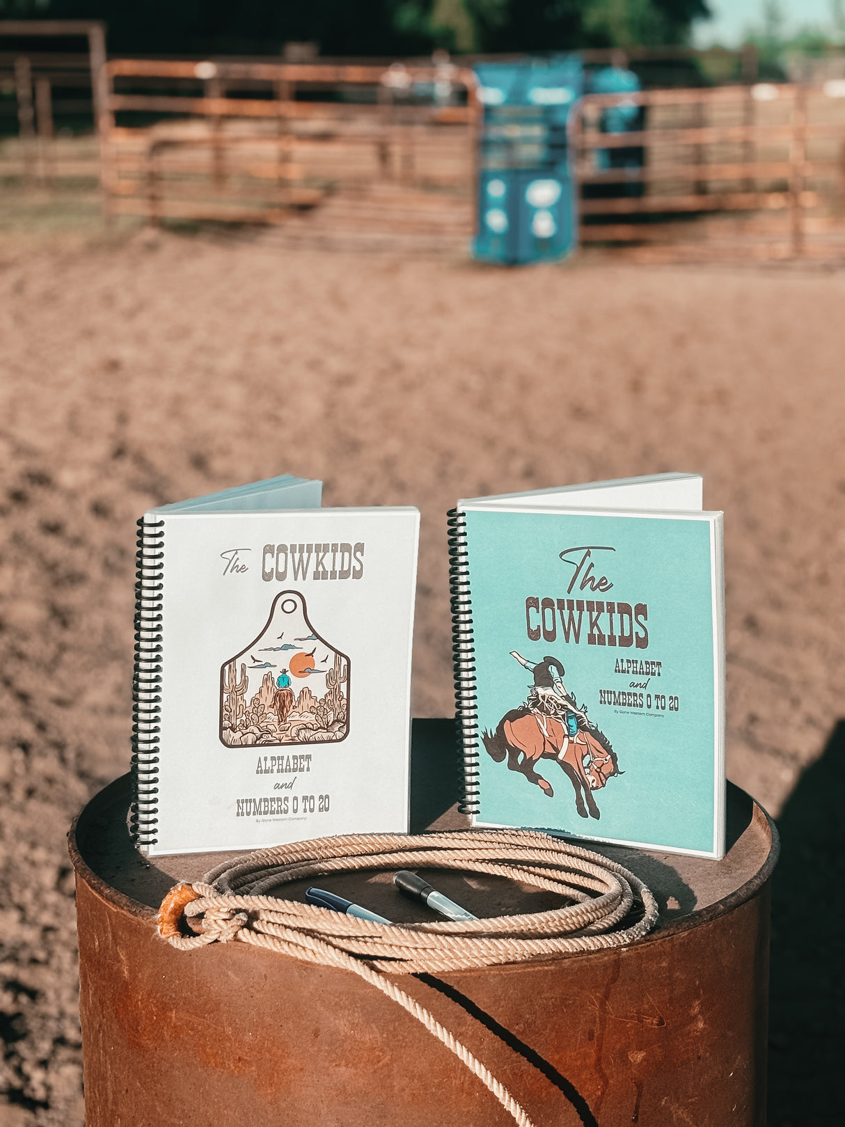 Cowkid Ranch Workbook – Reusable ABC & 123 Dry Erase Book