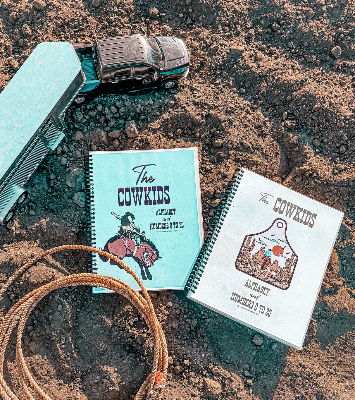 Cowkid Ranch Workbook – Reusable ABC & 123 Dry Erase Book