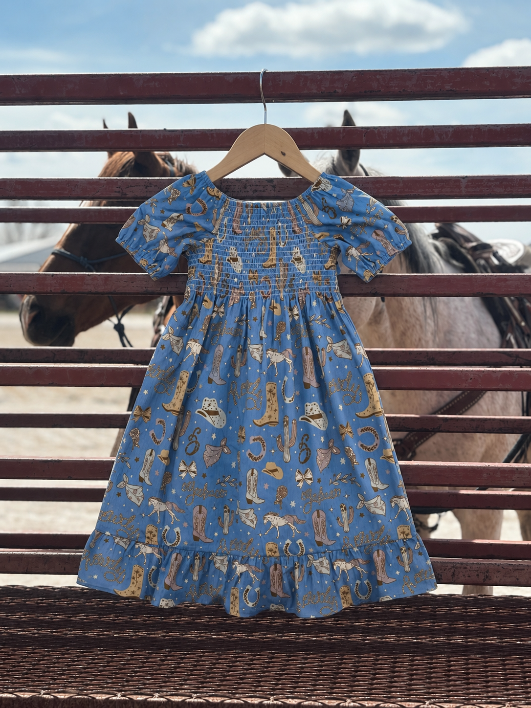 Yeehaw Smocked Dress