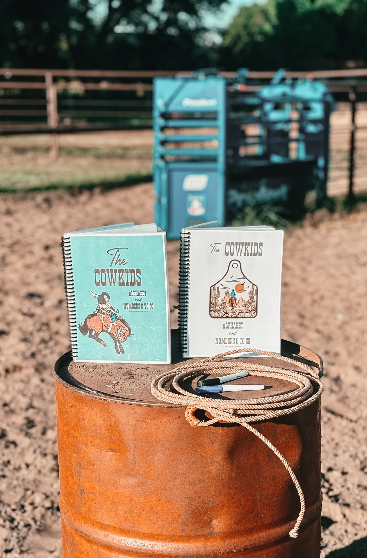 Cowkid Ranch Workbook – Reusable ABC & 123 Dry Erase Book