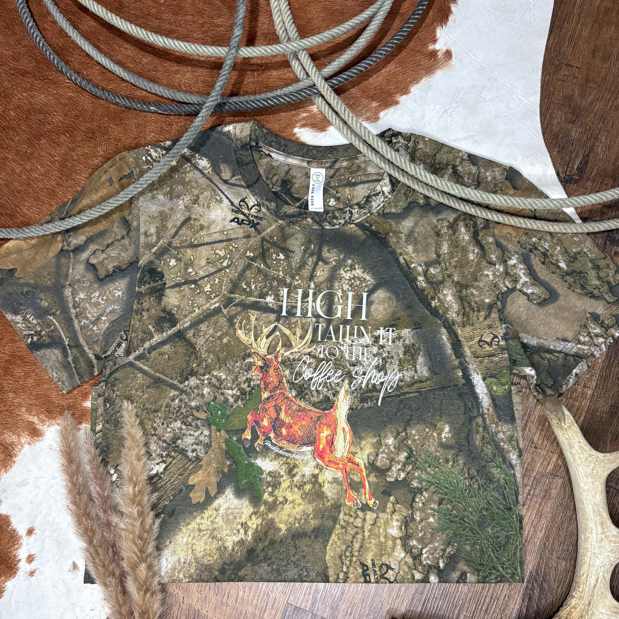 High Tailing to the Coffee Shop Tee