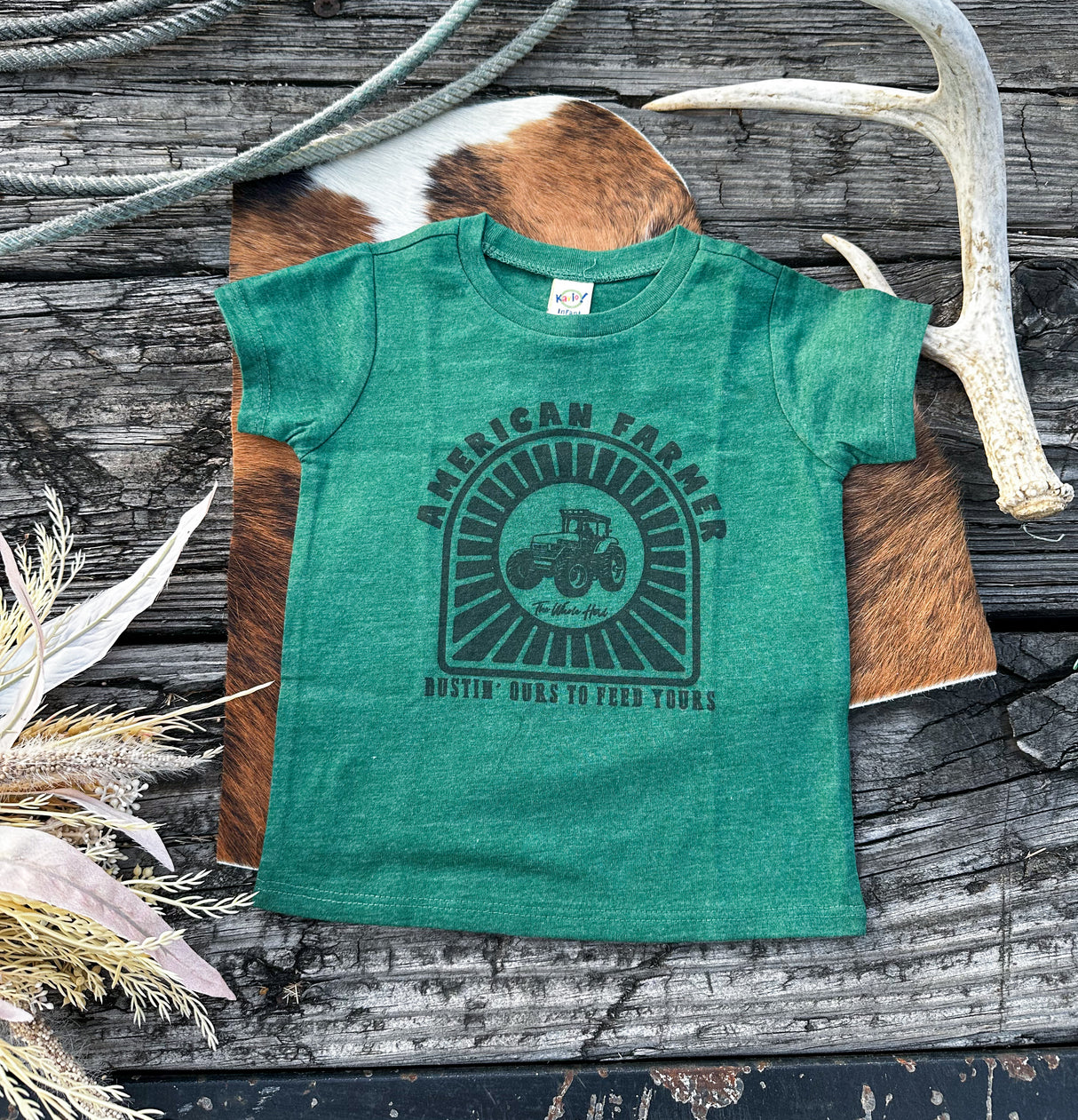 American Kid Farmer Short Sleeve Shirt