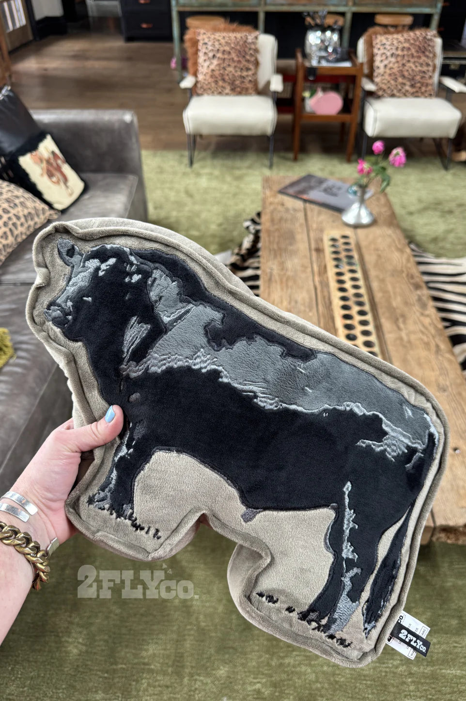 The Show Stopper Cattle Pillow