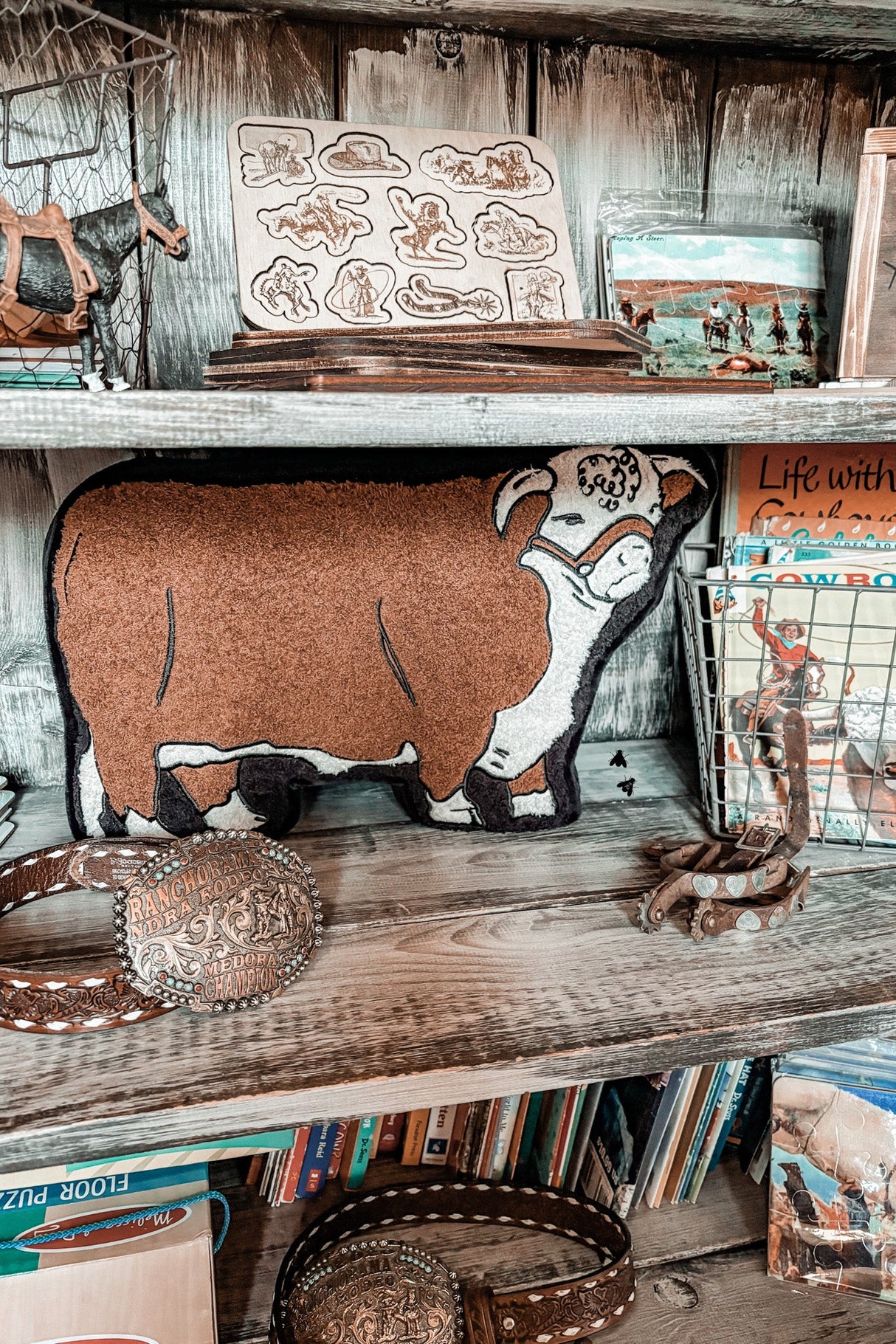 The Show Stopper Cattle Pillow