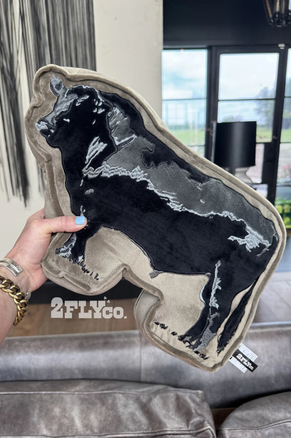 The Show Stopper Cattle Pillow