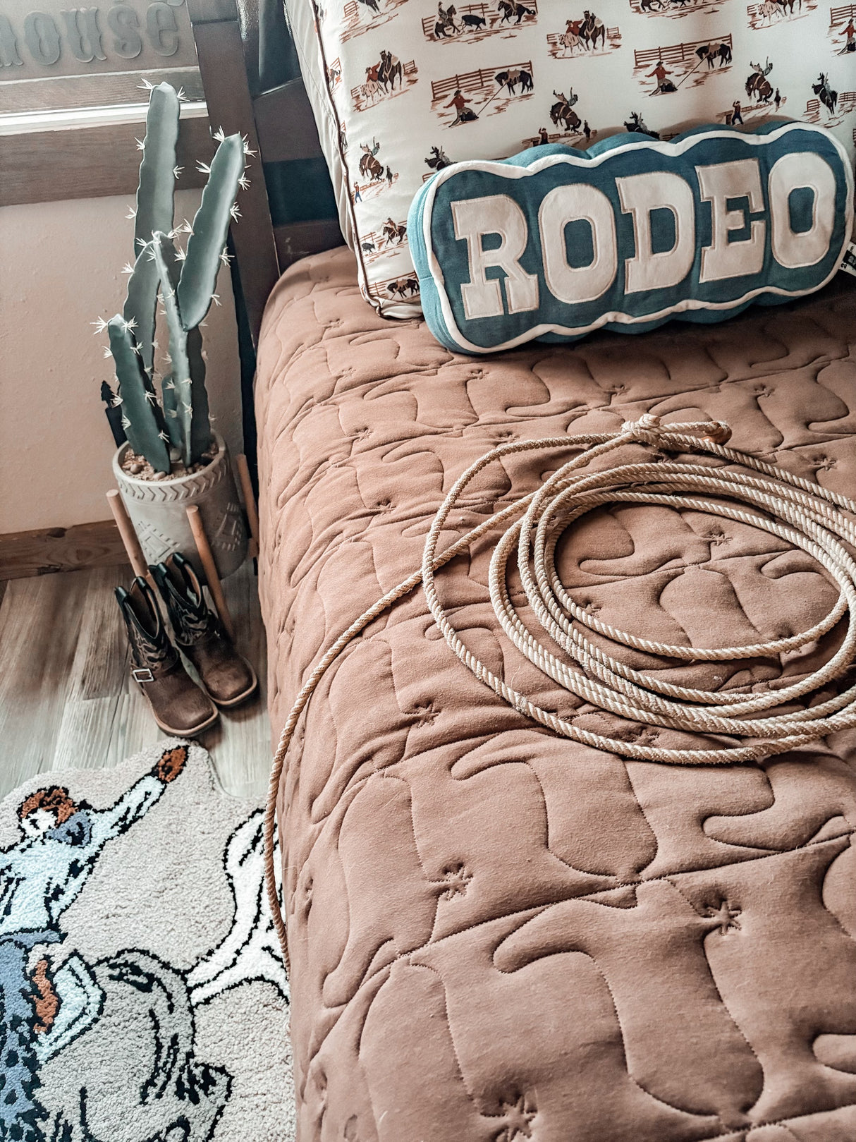 Boots Bamboo Quilted Blanket - PREORDER