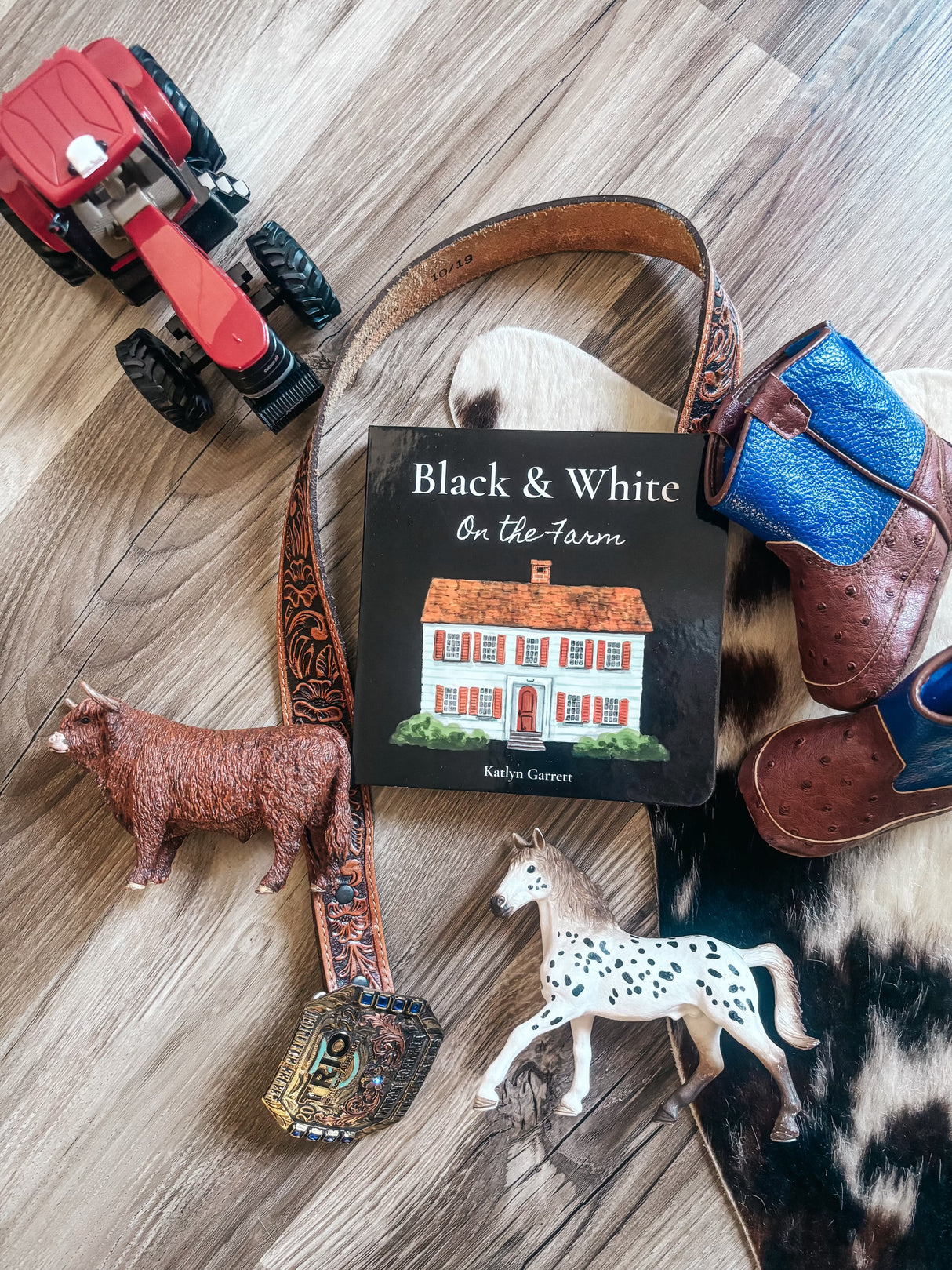 Black & White on the Farm Board Book