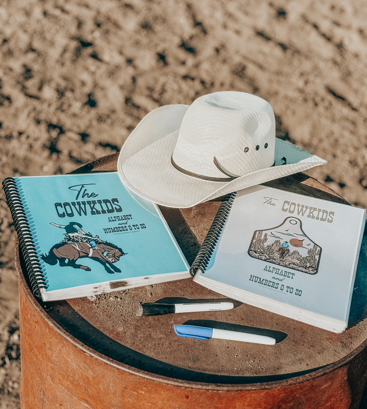 Cowkid Ranch Workbook – Reusable ABC & 123 Dry Erase Book