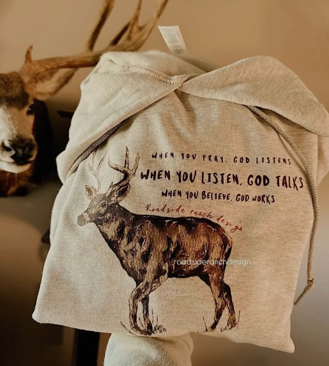 When You Pray Hoodie