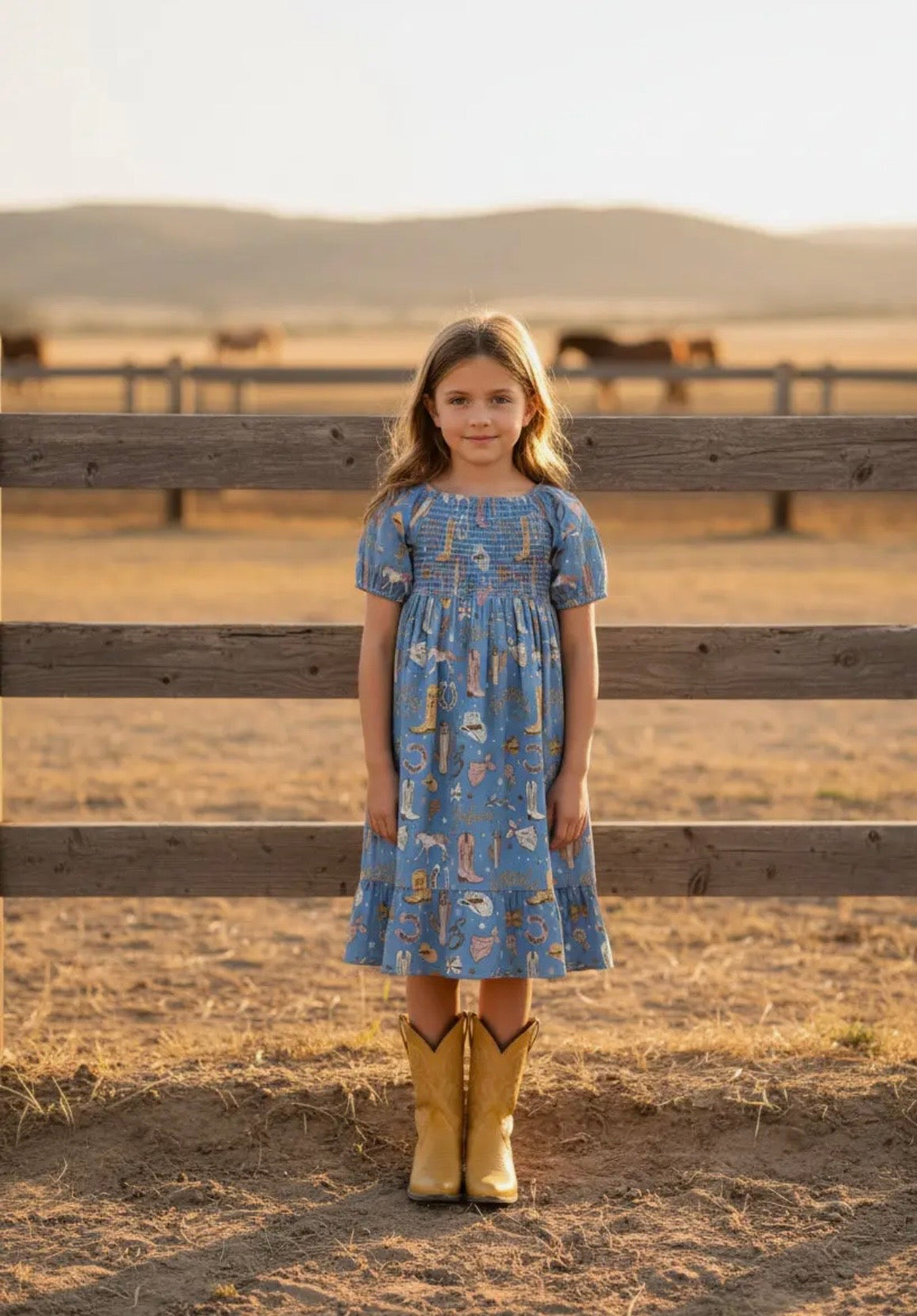 Yeehaw Smocked Dress