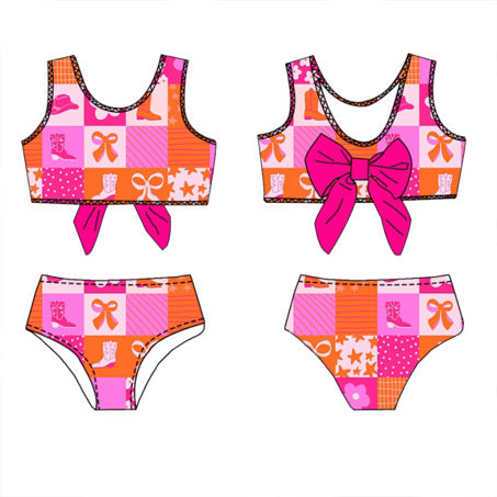 Boots & Bows Patch Bow Bikini