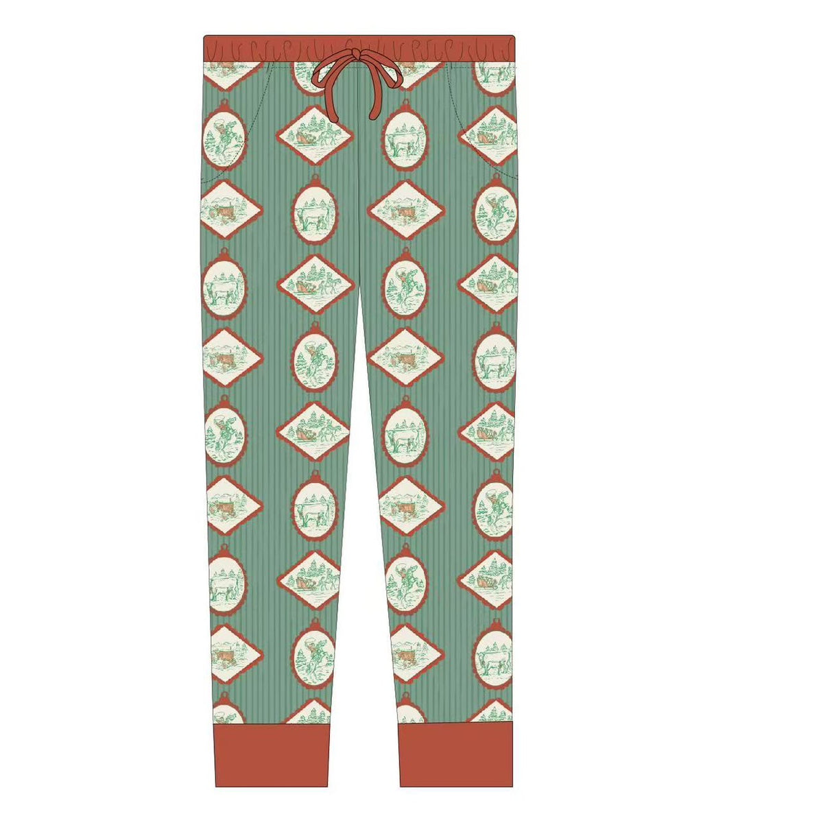 A Western Christmas Men’s Jogger Pajama Pants | PREORDER