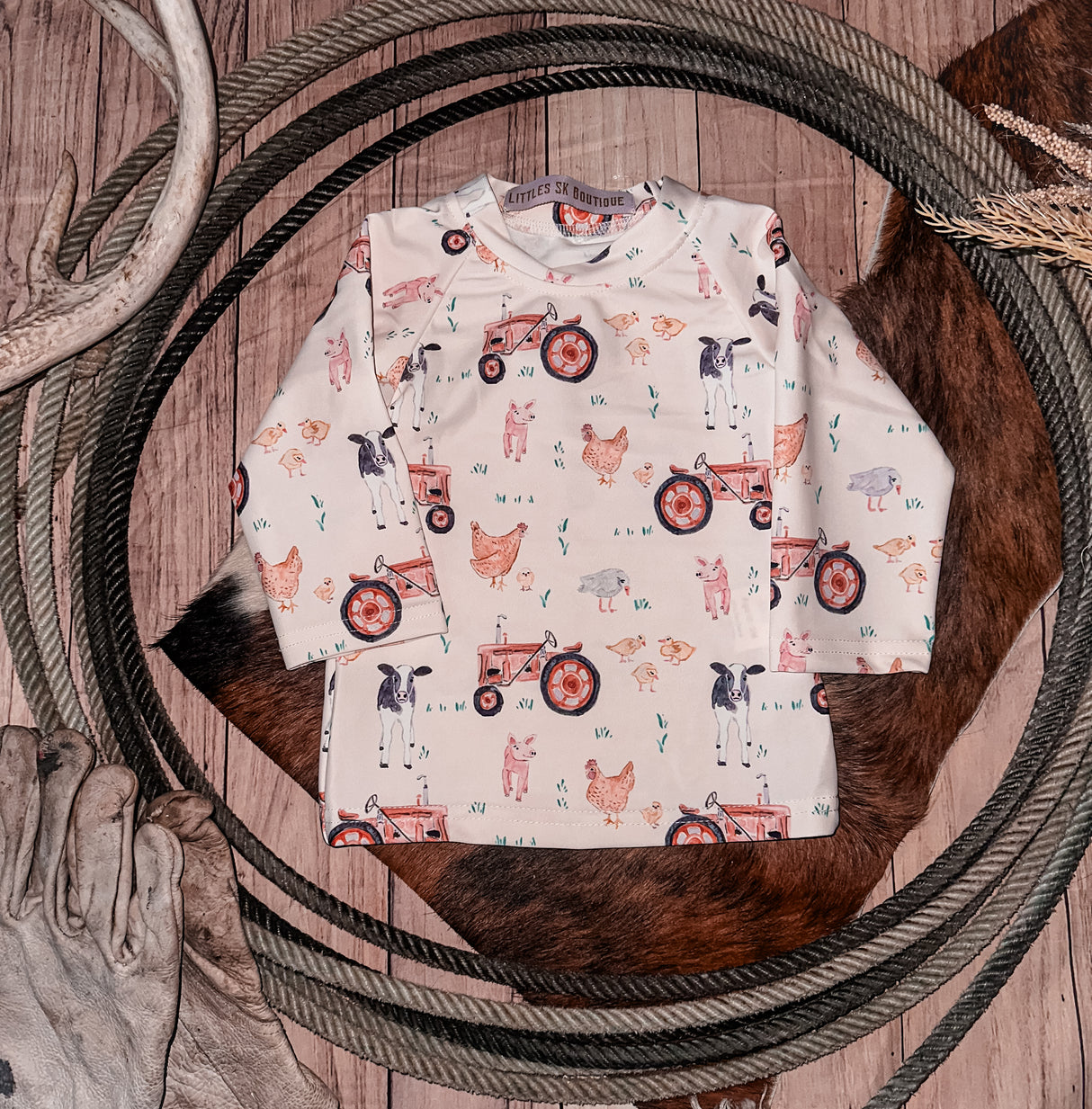 On the Farm Sun Blocker Shirt