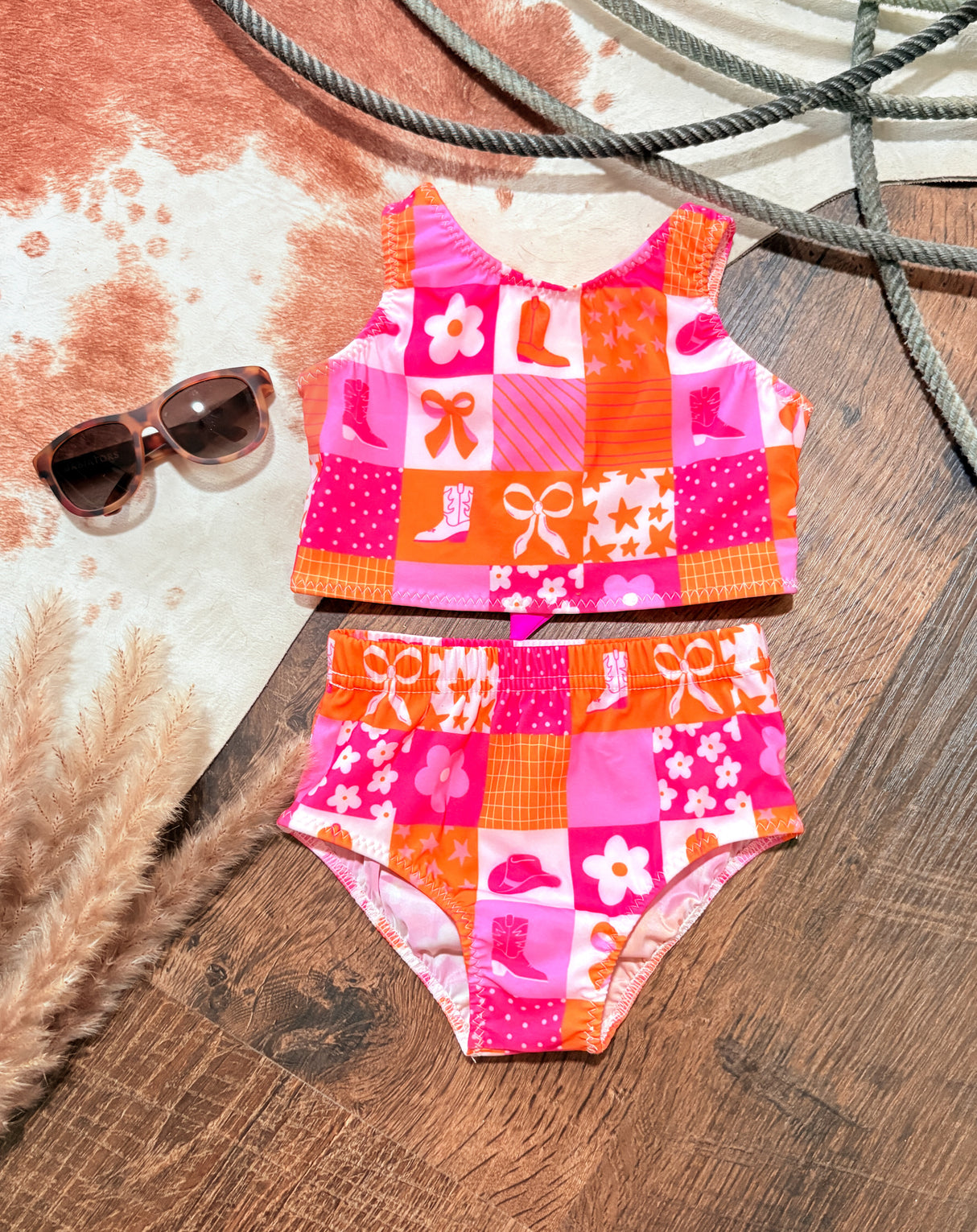 Boots & Bows Patch Bow Bikini