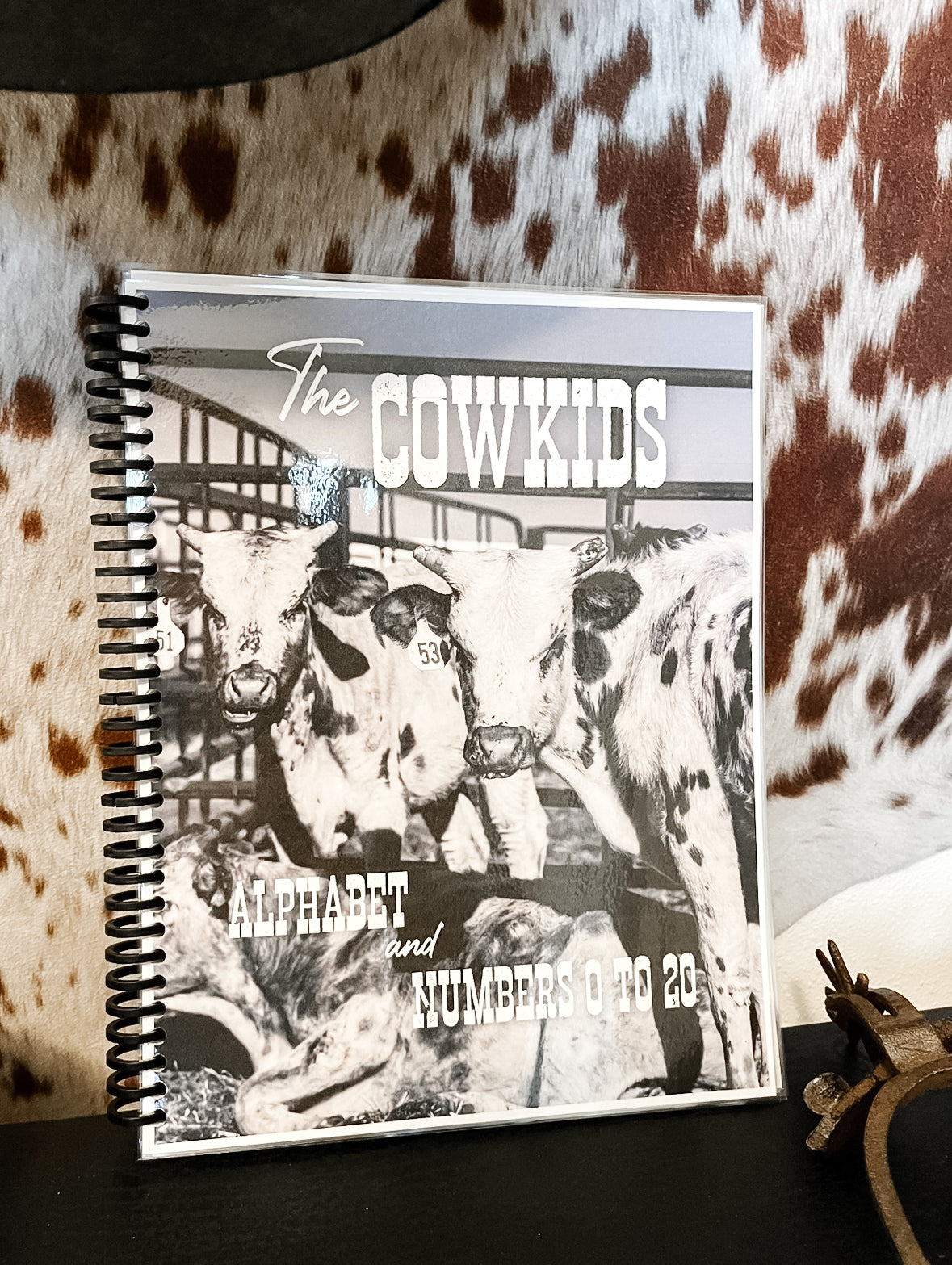 Cowkid Ranch Workbook – Reusable ABC & 123 Dry Erase Book