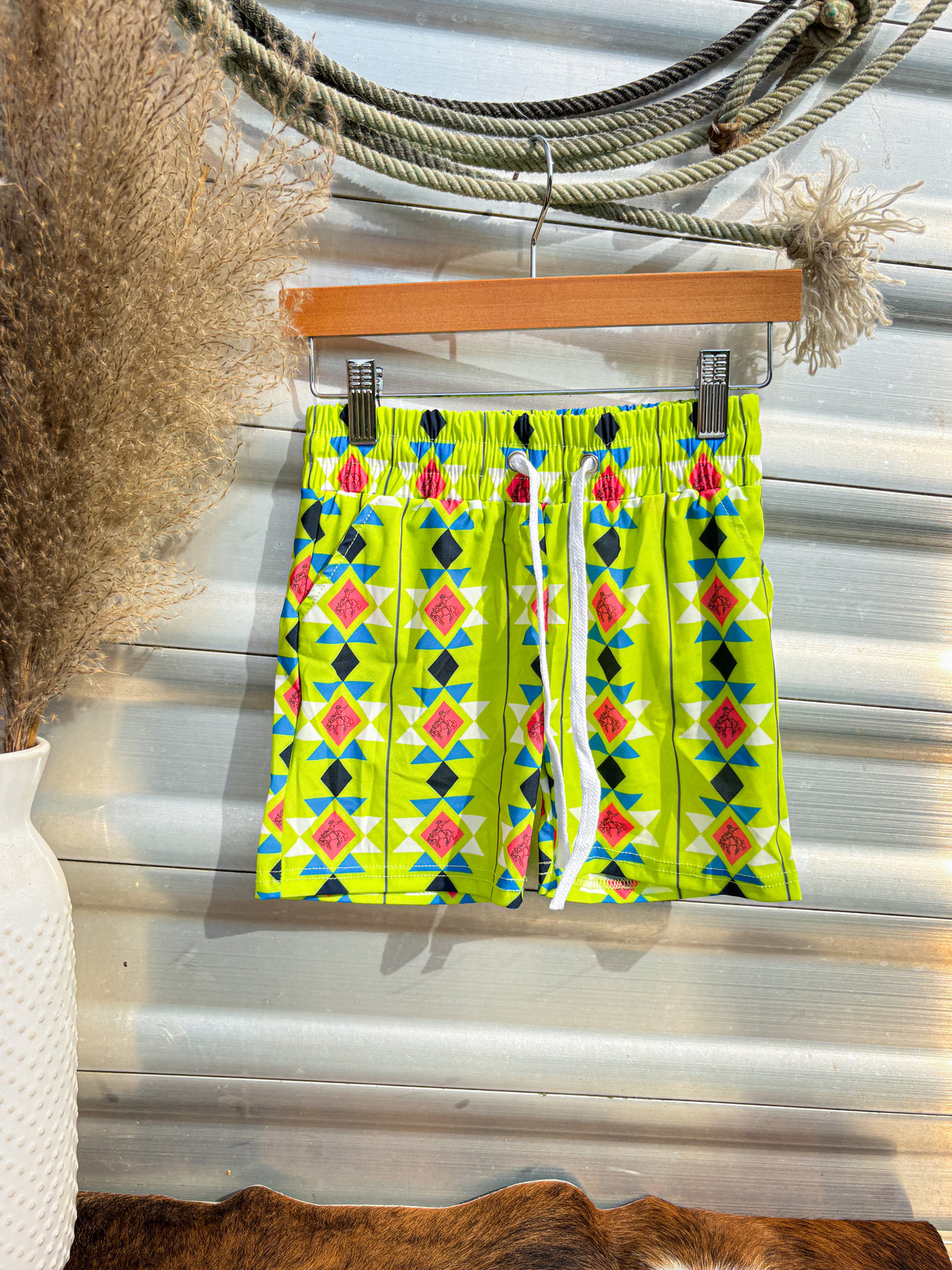Neon Mesa Swimming Trunks