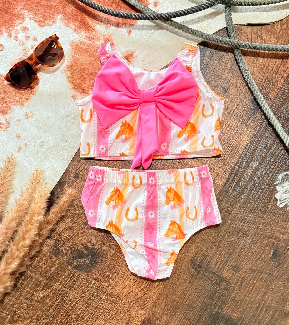 Blush Bridle Bow Bikini