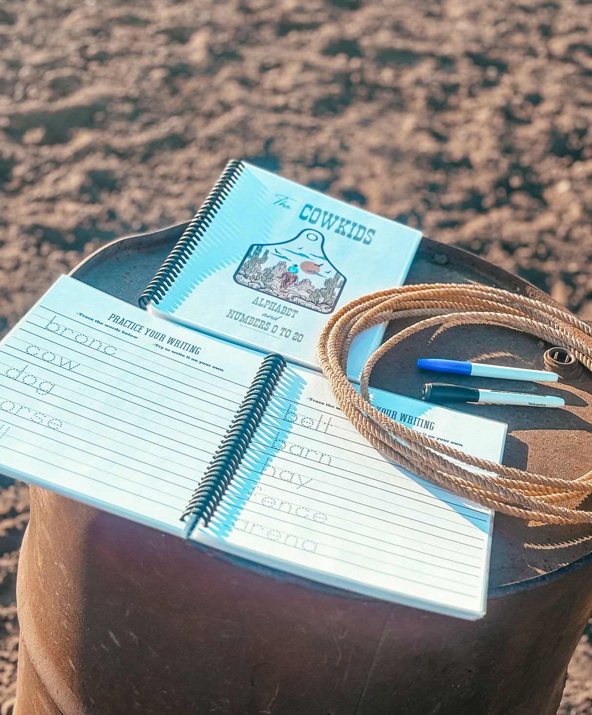 Cowkid Ranch Workbook – Reusable ABC & 123 Dry Erase Book