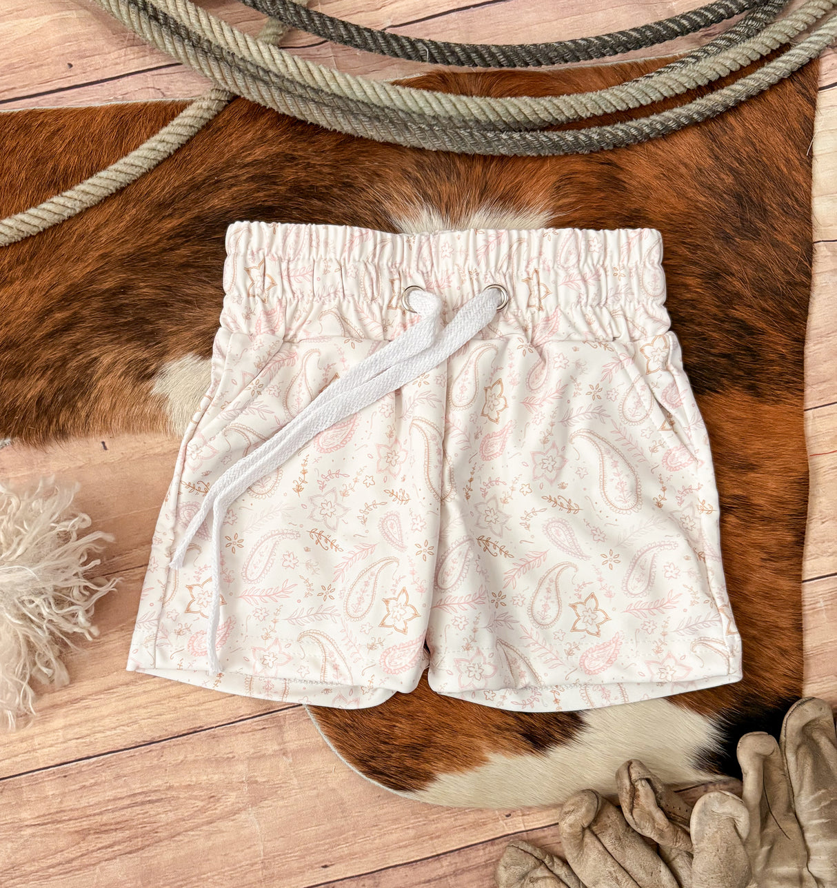 Western Paisley Swimming Trunks