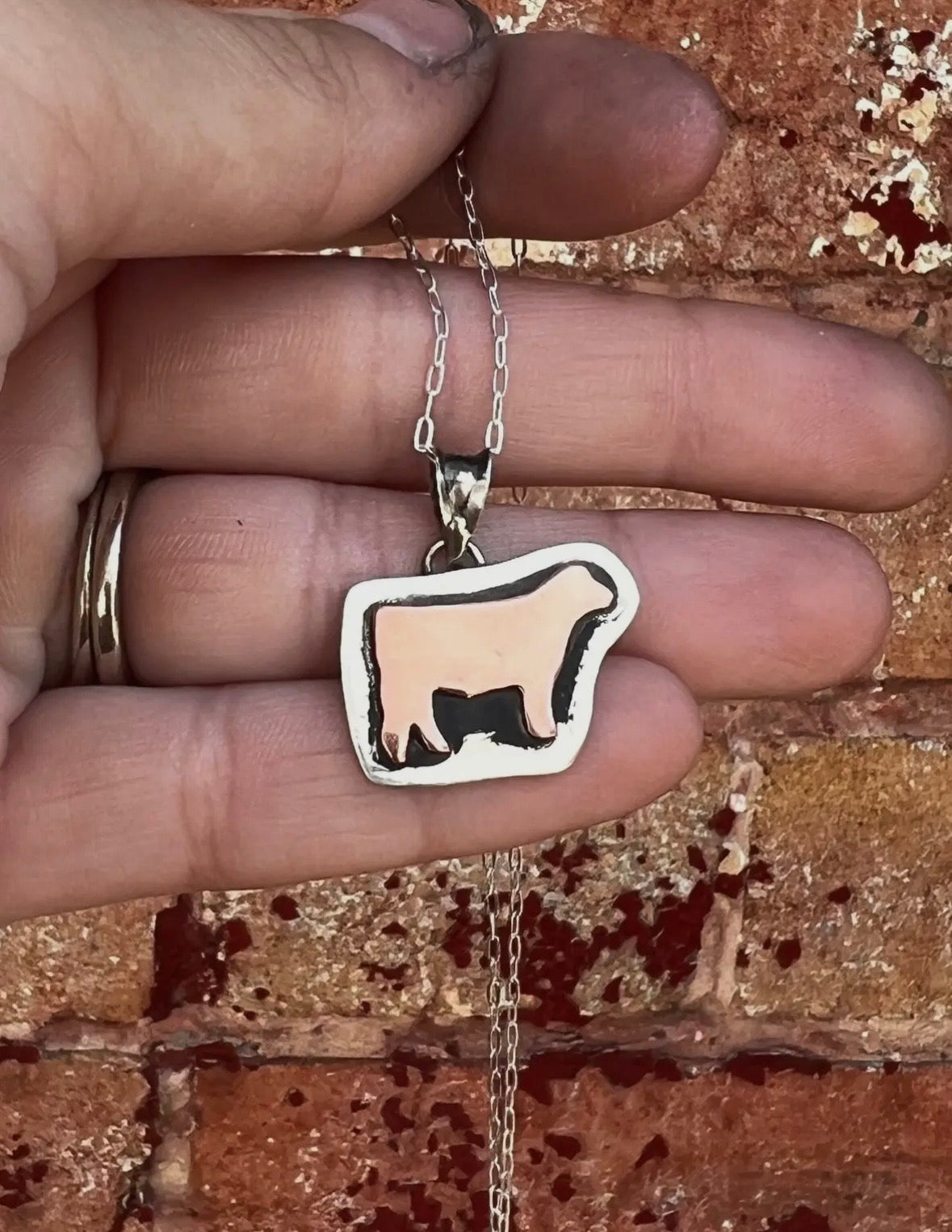 Livestock Sterling Silver Necklace