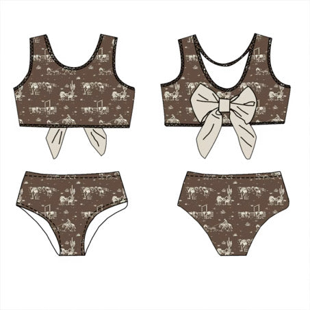 Old West Pastures Bow Bikini