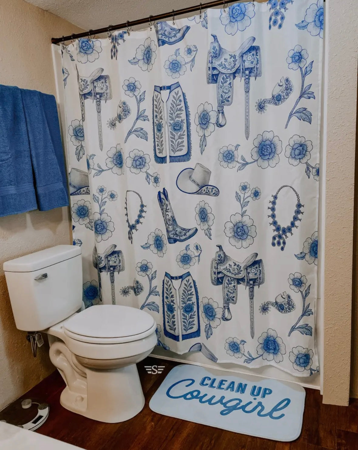 WESTERN SHOWER CURTAIN SETS