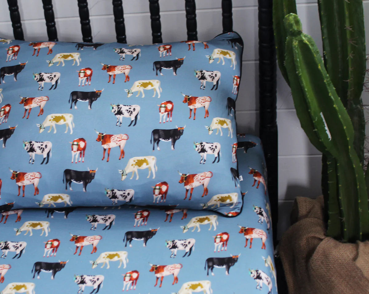 Cattle Yard Crib Sheet - PREORDER