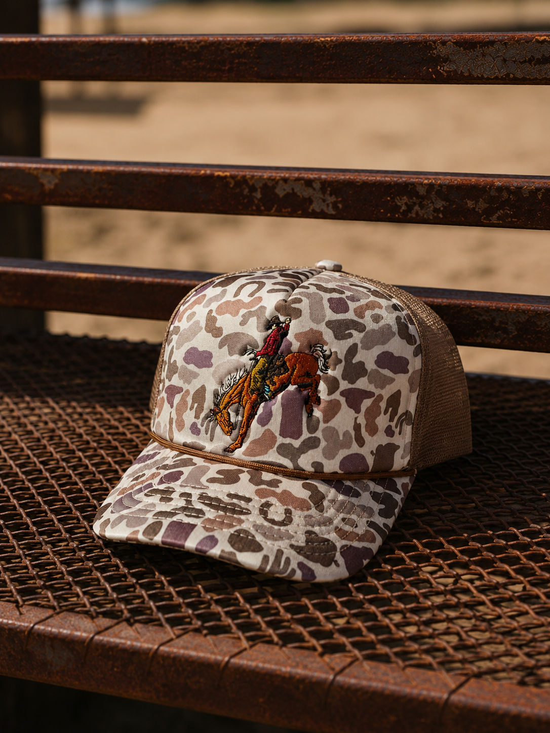 Buckin’ Camo Foam Trucker Hat