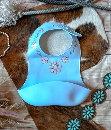 The Pretty Turquoise Bib