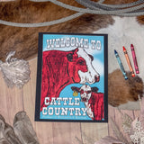 Cattle Country Coloring Book