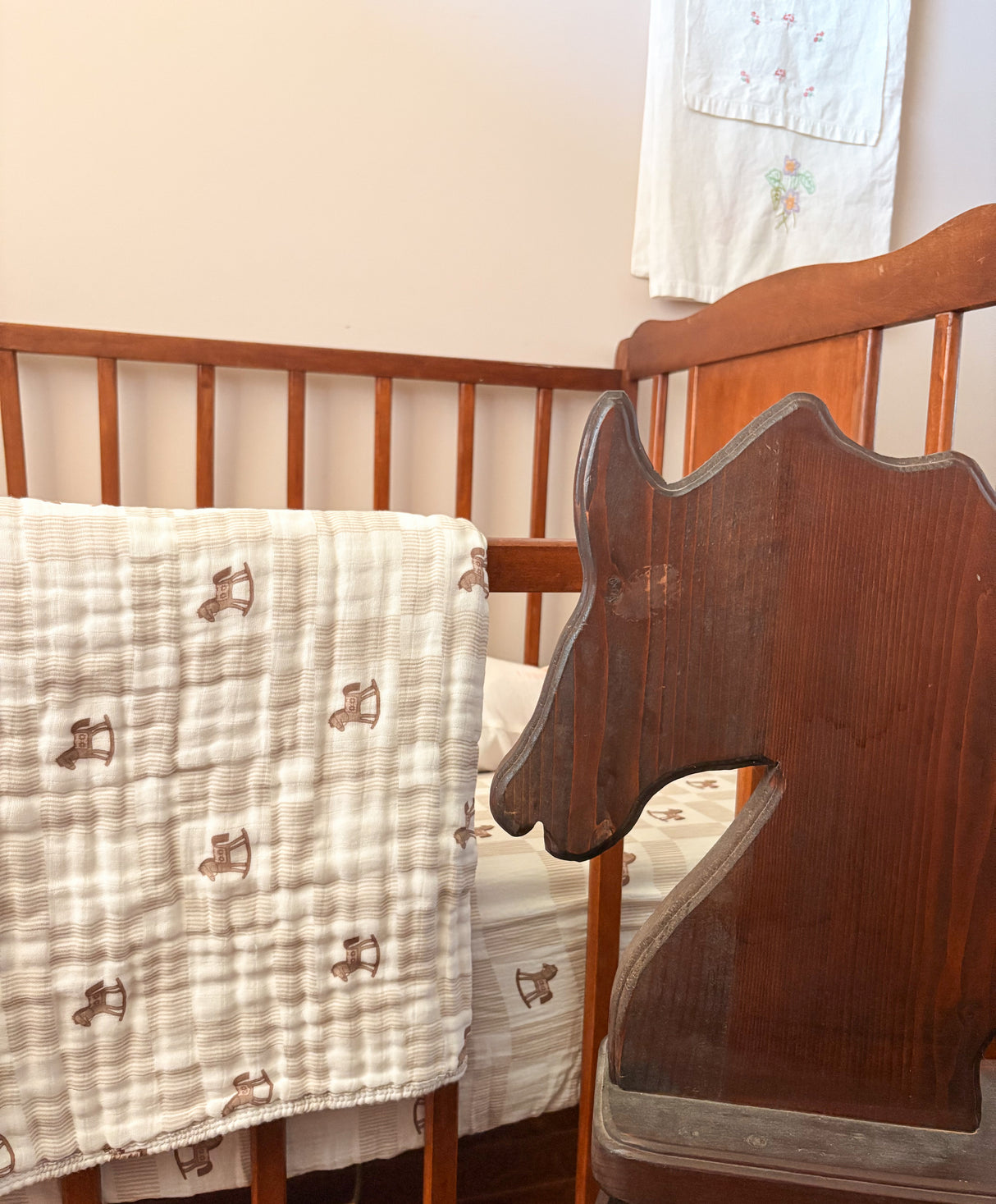 Vintage Ranch Crib Sheet