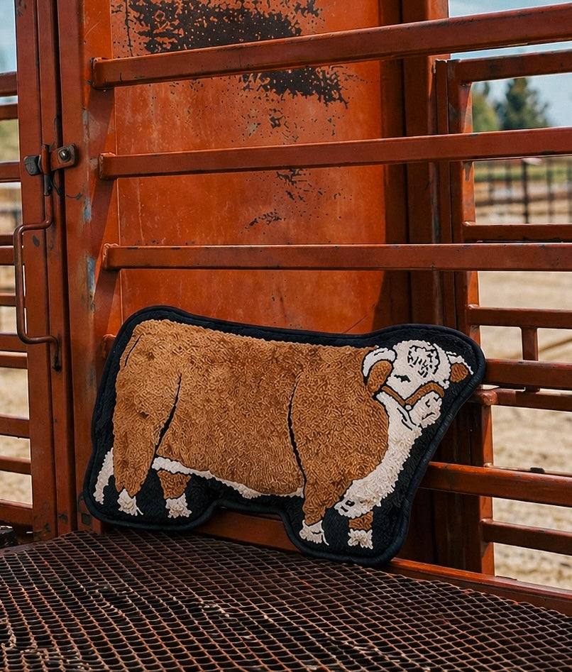 The Show Stopper Cattle Pillow