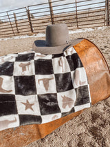 The Cowboy Checkmate Blanket