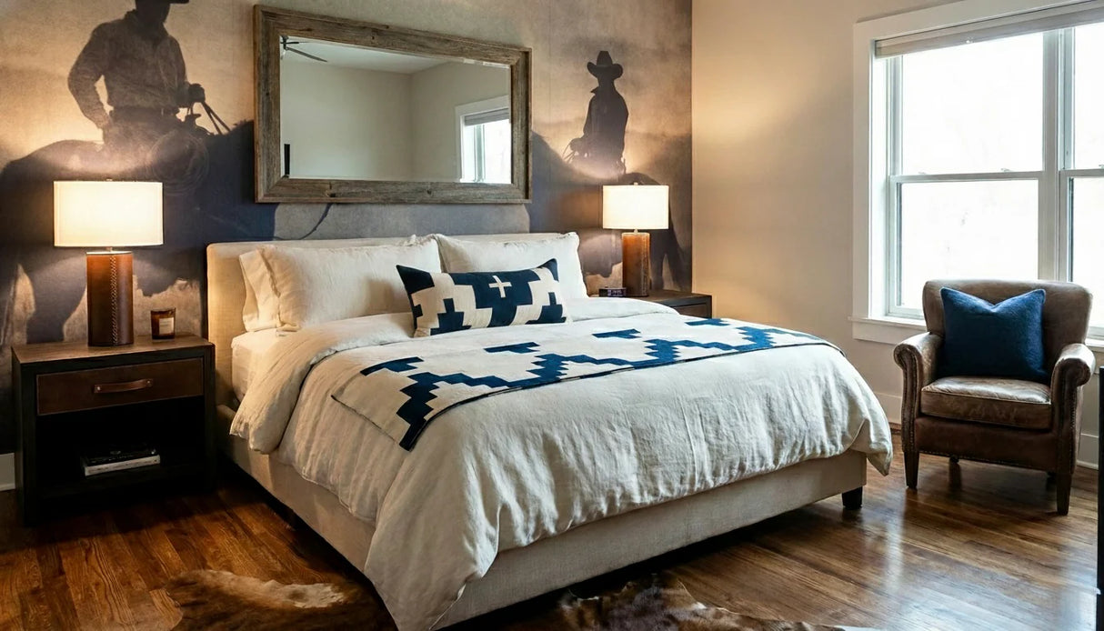 Western Heirloom Cotton Throw Blanket