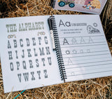 Farm Kid Workbook – Reusable ABC & 123 Dry Erase Book