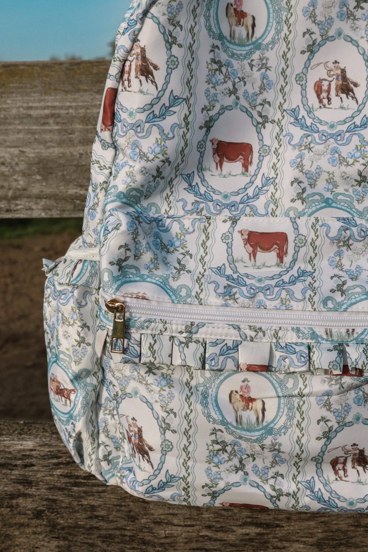 Western Ruffle Backpack | PREORDER