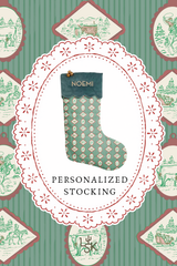 A Western Christmas Embroidered Stocking | PREORDER