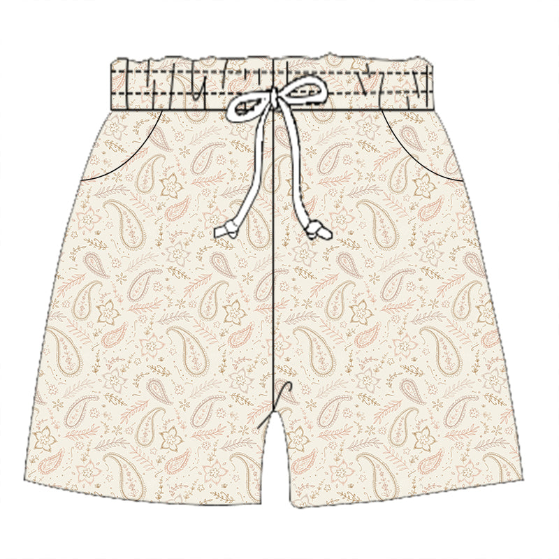 Western Paisley Swimming Trunks