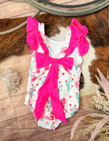 Pretty Cowgirl One Piece Bow Swimsuit