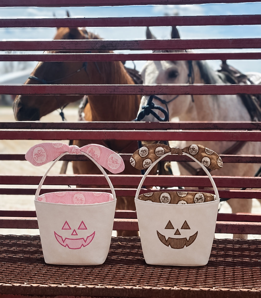 Western Pumpkin Trick-or-Treat Buckets | PRE-ORDER