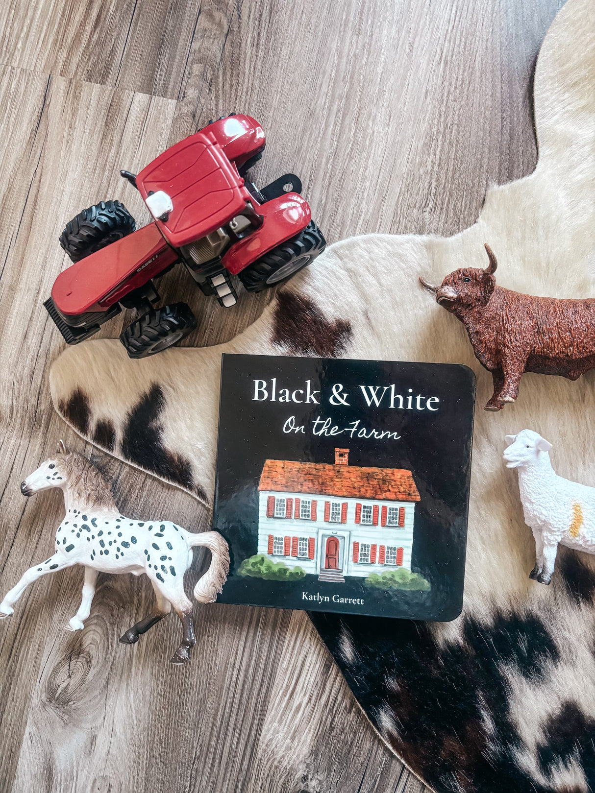 Black & White on the Farm Board Book