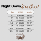 A Western Christmas Ruffle Night Gown| PREORDER