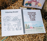 Farm Kid Workbook – Reusable ABC & 123 Dry Erase Book
