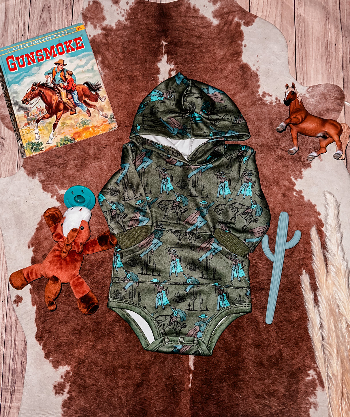 The Western Superhero Hoodie Littles SK Boutique