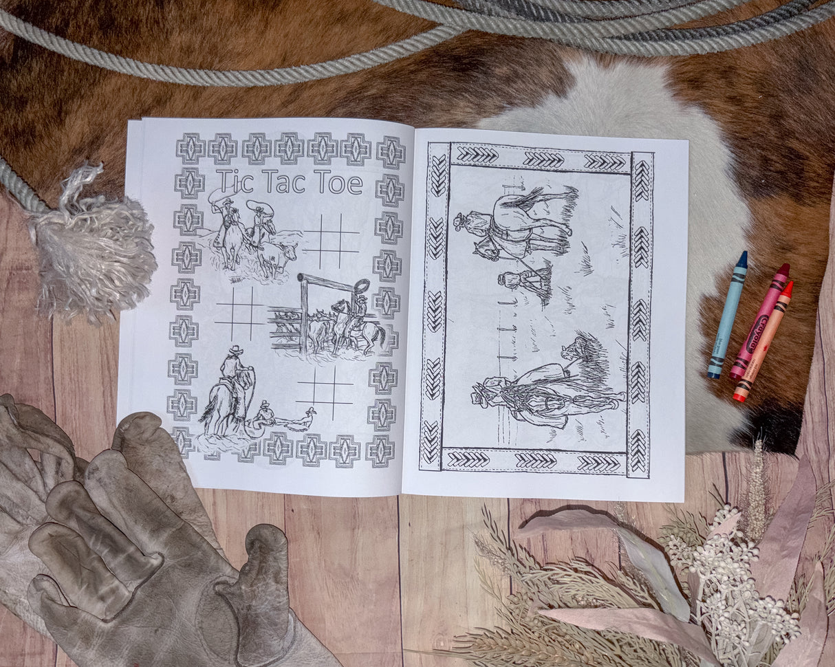Rank Ranch Horse Coloring Book