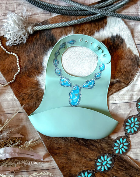 The Pretty Turquoise Bib