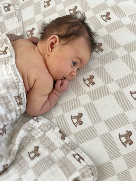 Vintage Ranch Crib Sheet