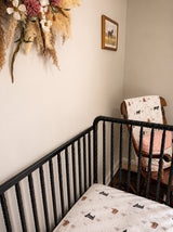 The Blush Angus Crib Sheet | PREORDER