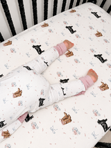 The Blush Angus Crib Sheet | PREORDER